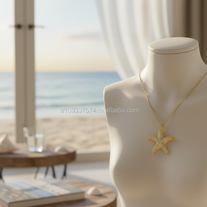 สร้อยคอรูปปลาดาวสีทอง14K - Product Image 3