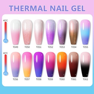Sơn Gel Thay Đổi Màu Theo Nhiệt Độ BORN PRETTY <span class=keywords><strong>PRO</strong></span> 15ml, Màu Macaron Lấp Lánh, Sơn Gel Thay Đổi Theo Tâm Trạng Dành Cho Móng Chuyên Nghiệp - Product Image 2