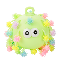 Décompression TPR 2024 OEM jouets à presser mignon neige moelleux balle anti-stress led fidget jouets pour enfants