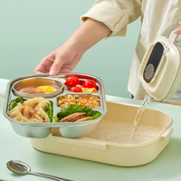 Boîte à lunch durable isolée sous vide en acier inoxydable Contenants alimentaires à isolation thermique pour l'école
