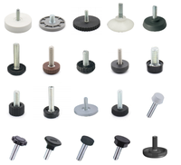 ODM Personnalisé Plastique Injection Type Réglable Réglage Ajusteur Chambre Table Canapé Niveleur Nivellement Jambe Pieds