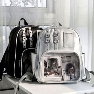 Diseña tu Propio Bolso Ita Transparente de Doble Asa y Gran Capacidad para Estudiantes Universitarios - Product Image 6