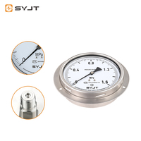 Manómetro Industrial de Alta Resistencia SY YB Axial con Logotipo Personalizado, Relleno de Líquido, Acero Inoxidable SS316L, Precisión del 1.6%, Esfera de 150 mm, SY-Y153B-F