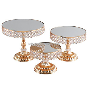 Soporte Dorado para Pasteles de Boda, Soportes para Postres, Exhibidor para Mesa de Postres, Bandeja para Exhibir Cupcakes, Soporte para Tartas, Posa <span class=keywords><strong>Tortas</strong></span> - Product Image 1