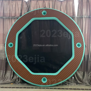 10 personnes plate-forme flottante <span class=keywords><strong>Restaurant</strong></span> Jet Ski bateau Yacht Pad île flottante plate-forme d'eau gonflable quai à vendre - Product Image 1
