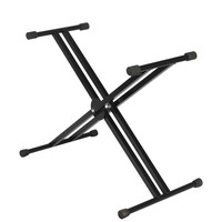 Clavier portable pliable en métal, double type X, support d'orgue électronique de haute qualité, prix d'usine