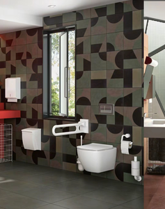 Barre d'appui murale <span class=keywords><strong>en</strong></span> forme de <span class=keywords><strong>U</strong></span>, pliable, <span class=keywords><strong>pour</strong></span> salle de bain, accoudoir de toilette <span class=keywords><strong>pour</strong></span> personnes handicapées, barre d'appui de sécurité, prévention des chutes, barre d'appui sécurisée - Product Image 4
