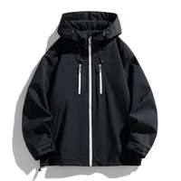Aoyema personnalisé nouvelle mode à la mode hommes femmes à capuche poche latérale fente fermeture éclair respirant décontracté veste ample pour la randonnée Sport