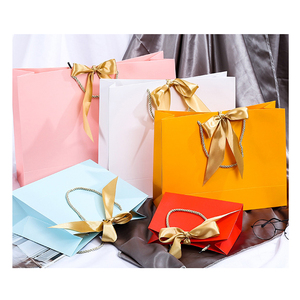 מכירה לוהטת שיש אריזת תיק שונה סגנונות שווא לאש שקיות ספק מותג פרטי מותאם אישית לוגו נייר שקיות - Product Image 5