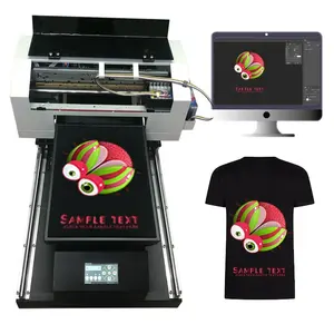 TIFFAN Digital A3 Tshirt T-shirt 3050 Dtg Langsung Ke Printer Garmen T Shirt Mesin Cetak Cetak Pada Kain Dtg Printer