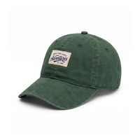 Casquette de baseball blanche à 6 panneaux avec logo personnalisé OEM, patch en coton tissé
