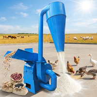 Nouveau Broyeur à marteaux pour maïs et balle de riz, broyeur d'aliments pour animaux, capacité 1000-1100 kg/h, moteur diesel/électrique Sunshine ZC700