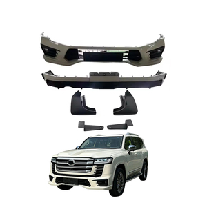 Venta caliente <span class=keywords><strong>nueva</strong></span> condición Auto Car Bodykit ABS Material parachoques delantero y trasero con recortes de luz antiniebla para <span class=keywords><strong>Toyota</strong></span> <span class=keywords><strong>Land</strong></span> <span class=keywords><strong>Cruiser</strong></span> LC300 - Product Image 1
