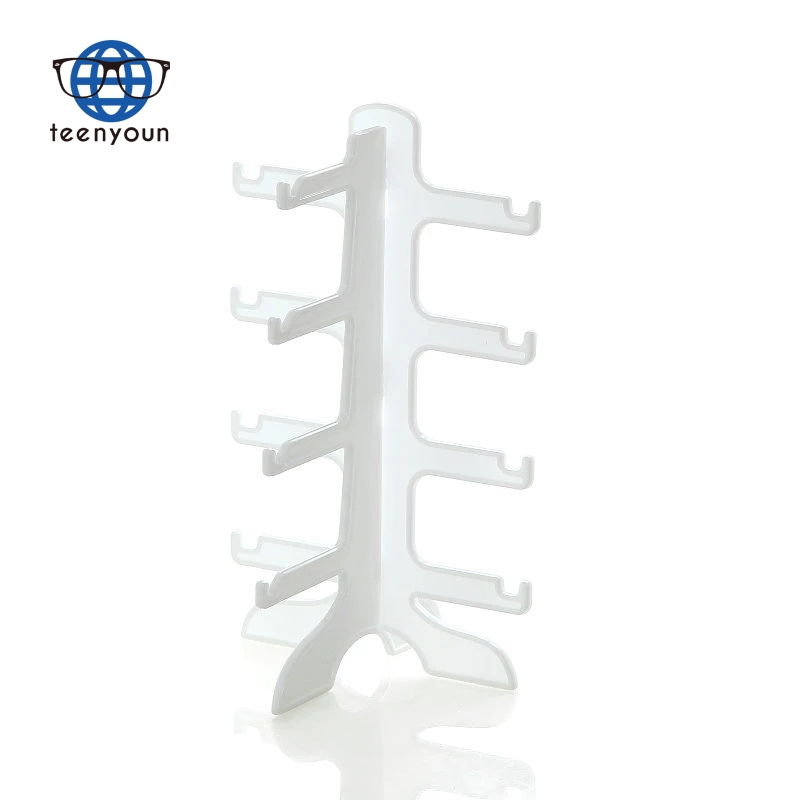 Teenyoun 4/5 слойная пластиковая солнцезащитные очки Показать стойки ювелирных изделий держатели глаз дисплей стенд держатель для хранения полка для дома органайзер 6 видов цветов очки