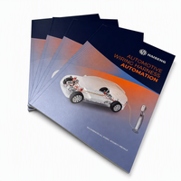 Impression de brochures d'entreprise sur papier artistique personnalisé, impression offset, faible MOQ 500 pièces pour profil d'entreprise, cadeau client