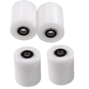 Seemei ล้อพลาสติกไนลอนแบบเลื่อนได้พร้อมตลับลูกปืน2ชิ้น8X40X50มม. ล้อนำทางพลาสติก CNC แบบ BST69840-50 - Product Image 2