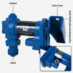 משאבת העברת דלק מד זרימה כבדה exproof 12v dc 15gpm משאבת דלק בנזין עבור תוף - Product Image 2