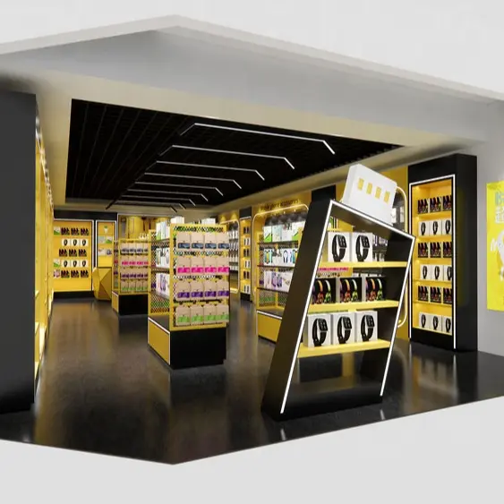 Elektronik Showroom tasarım mobil mağaza sayaçları cep telefonu mağazası iç tasarım dekorasyon mobil mağaza