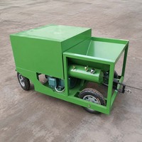 Équipement de pulvérisation pour pistes en plastique avec système d'air comprimé pour le revêtement des surfaces de terrains sportifs