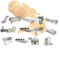 Machine de fabrication automatique de chips pommes de terre, livraison gratuite, usine chinoise