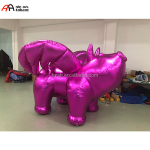 Cochon volant <span class=keywords><strong>gonflable</strong></span> géant <span class=keywords><strong>rose</strong></span>, vente d'usine en plein air, dessin animé - Product Image 2