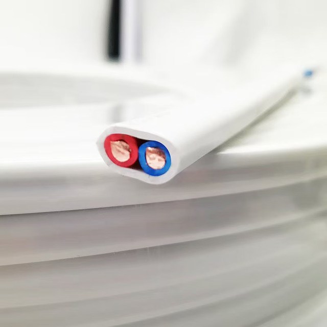Flame-retardant and Anti-ageing Flat-sheathed Copper Cable, BVVB-2* 6/10 Mm² Suitable for Exposed Wiring and Fixed Installations