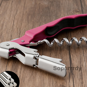 Abridor de Botellas con Logotipo Personalizado, Abridor de Botellas Portátil de Doble Bisagra, Abridor de Botellas de Vino Versátil, Duradero y Resistente a la Flexión - Product Image 4