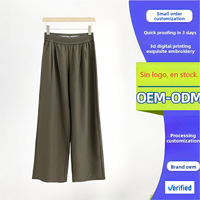 Pantalon de yoga décontracté coupe ample, jambe large, taille haute élastique, longueur intégrale, polyvalent, séchage rapide, nouveauté