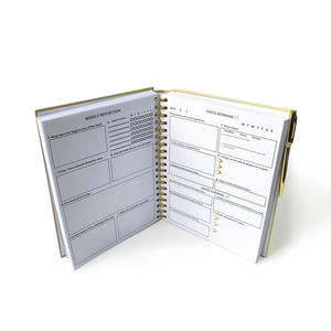 Tùy chỉnh in ấn xoắn ốc giấy lưu ý cuốn sách nhật ký Tạp Chí chương trình nghị sự Hàng Ngày Hàng tuần hàng tháng tổ chức kế hoạch máy tính xách tay với bút - Product Image 4