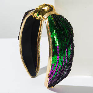 มาใหม่วันวาเลนไทน์มาร์ดิกราส์ที่คาดผมประดับมุกดอกไม้พลอยเทียม - Product Image 4