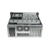 Boîtier de serveur à 8 baies à échange à chaud, prix usine, avec affichage LCD de la température, 19 pouces, profondeur 450 mm, châssis de serveur 4U pour montage en rack