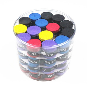 Tennis And Badminton Racket Grip <b>Tape</b> Anti Slip Cushioning Breathable Sweat Absorbing Self Adhesive Handle Wrap Blue Black Red - Product Image 3