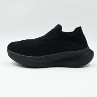 Chaussures de marche à semelle épaisse personnalisées en gros, baskets athlétiques légères à motif en maille mate, design personnalisé, chaussures de sport, faible MOQ