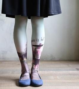 <span class=keywords><strong>Calze</strong></span> a Rete con Stampa di Gatti alla Moda, Collant Trasparenti con Motivo di Gatti Carini, Collant Stampati in 3D per Ragazze Adolescenti - Product Image 2