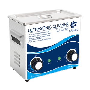 Granbo 180W 40Khz Nettoyeur à ultrasons 3L Machine avec minuterie mécanique Chauffage <span class=keywords><strong>Nettoyage</strong></span> de <span class=keywords><strong>bain</strong></span> à ultrasons réglable - Product Image 5