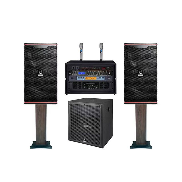 OEM Passive 12inch Speaker Audio Sound Equipment with Active 15inch Subwoofer Audio Machine Speakers Complete Set Sound Maker