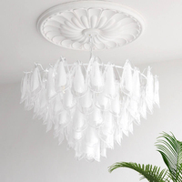 Lustre moderne de style Murano pour la décoration intérieure, salle à manger, salon, hôtel, villa, cuisine, lampe suspendue en verre LED