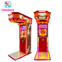 Funspace Guangzhou Usine Vente en gros monnayeur Arcade Boxe Poinçonneuse Cadeau-Prêt Sport Boxe Jeu Machine Gagner Prix