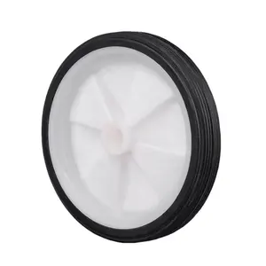 Small size solid rubber plastic wheel 4 inch wheel for bicycle training  kids bike support