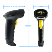 Lector de Códigos de Barras Inalámbrico Xincode, Escáner de Inventario, Lector de Códigos de Barras USB, Escáner Láser 1D, Pistola Escaneadora X-9200