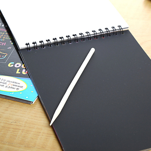 10 PIÈCES livre rayures arc-en-ciel papier Cartes à Colorier Grattage <span class=keywords><strong>Dessin</strong></span> Jouets pour Enfants papier <span class=keywords><strong>carte</strong></span> à gratter gratter - Product Image 2