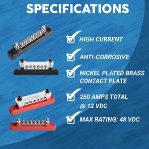 แถบ6P12P ขั้วต่อแถวเดียว cnspeed สำหรับยานพาหนะเรือชิ้นส่วนมาตรฐาน RVs - Product Image 4