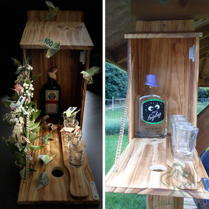 Regalos de Cumpleaños para Hombres: Casa para Pájaros con Mini Bar, Caja de Anidación de Madera, Mini Bar para Pájaros, Regalo de Casa para Pájaros - Product Image 4
