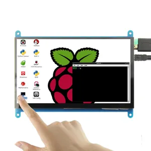 Atacado Raspberry Pi 3 4 5 Tela LCD 7 Polegada IPS 1024*600 raspberry pi lcd tela sensível ao toque