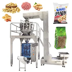 Автоматическая упаковочная машина для орехов, сухих фруктов, арахиса, печенья, многофункциональная машина для взвешивания и упаковки