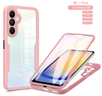 Coque de protection complète 2 en 1 360 pour Samsung Galaxy A06/A16/M35/M55/C55/A55/A35/F55 TPU Acrylic Hybrid Mobile Phone Case