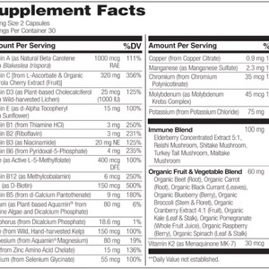 Capsules de multivitamines quotidiennes en gros pour hommes – Compléments complets de vitamines et minéraux en vrac - Product Image 2