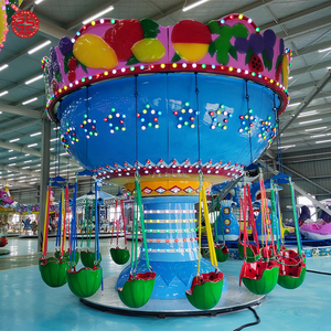 Lễ Hội Trò Chơi 16 Ghế Trái Cây Dưa Hấu <span class=keywords><strong>Rides</strong></span> Bán Sân Chơi Ngoài Trời Thiết Bị Trẻ Em Vui Chơi Giải Trí Công Viên Xoay Bay Ghế - Product Image 2