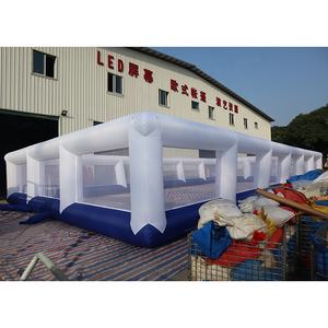 Livraison aérienne gratuite à la porte, <span class=keywords><strong>grand</strong></span> terrain de football gonflable d'extérieur de 20x10m, terrain de football gonflable sur mesure - Product Image 2