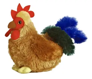 Sedex denetleme fabrika özel yüksek kaliteli popüler sevimli çiftlik yumuşak hayvanlar peluş oyuncak tavuk dolması tavuk